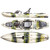 2023 Coosa FD Forest Top, Bottom & Profile - Tan, Black & Olive kayak