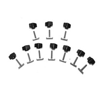 (10x) T-Bolt, 1.5”
(10x) Knob; Nylon Wing Nut