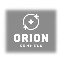 Die cut vinyl decal, Orion Kennels